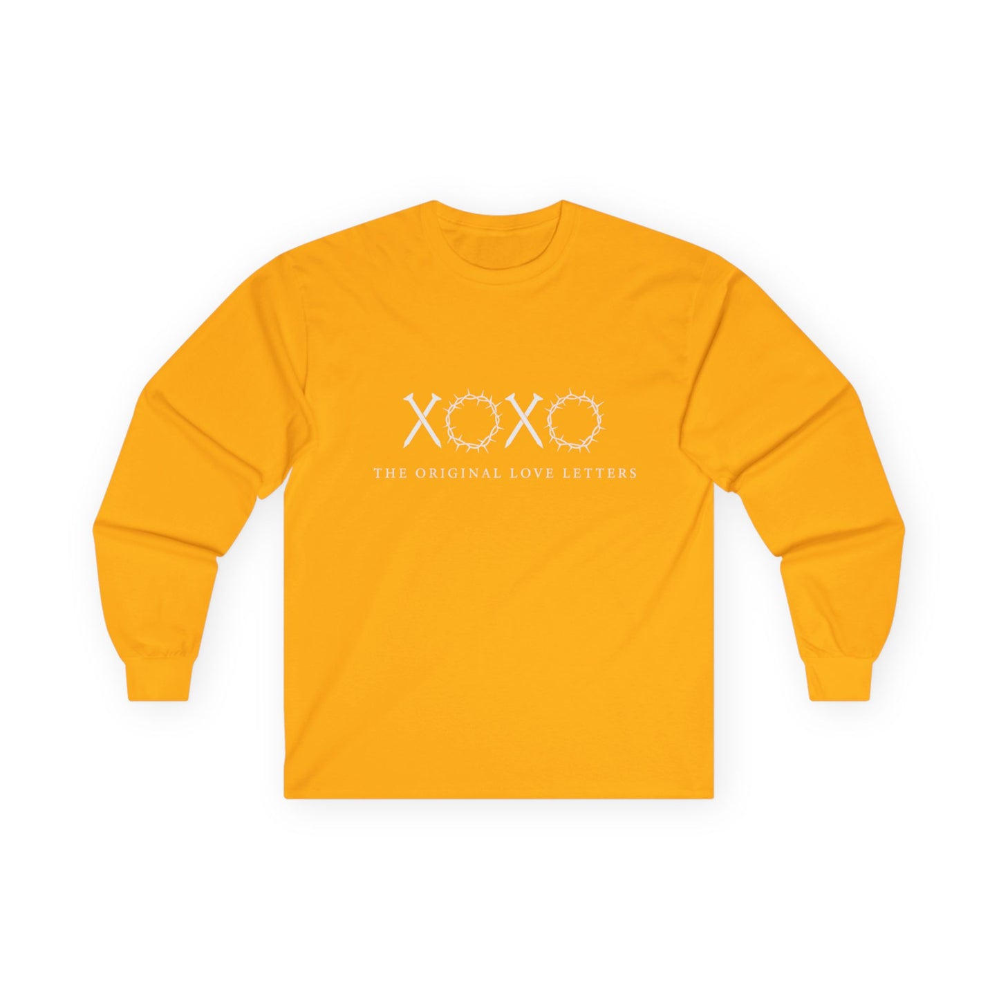 XOXO Barbed Wire Long Sleeve Tee — "The Original Love Letters" Graphic Shirt