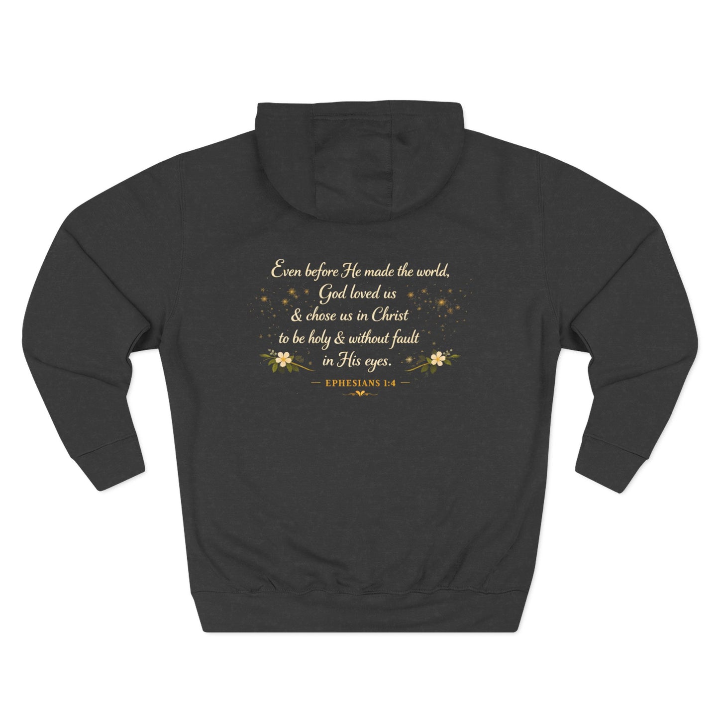 Enough — Inspirational Christian Hoodie with Scripture (Ephesians)