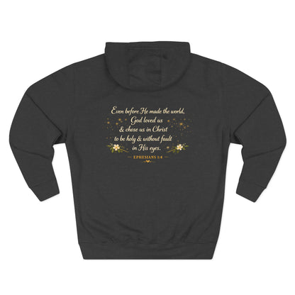 Enough — Inspirational Christian Hoodie with Scripture (Ephesians)
