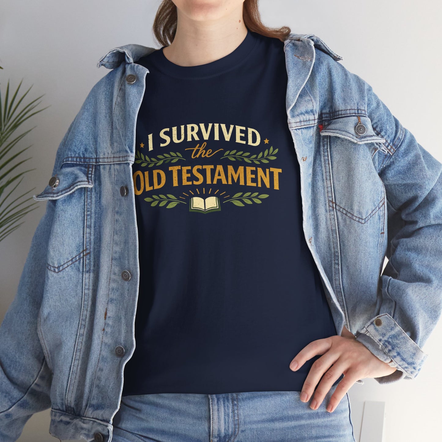 I Survived the Old Testament Tee — Funny Christian T-Shirt