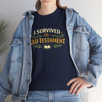 I Survived the Old Testament Tee — Funny Christian T-Shirt