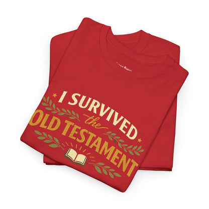 I Survived the Old Testament Tee — Funny Christian T-Shirt