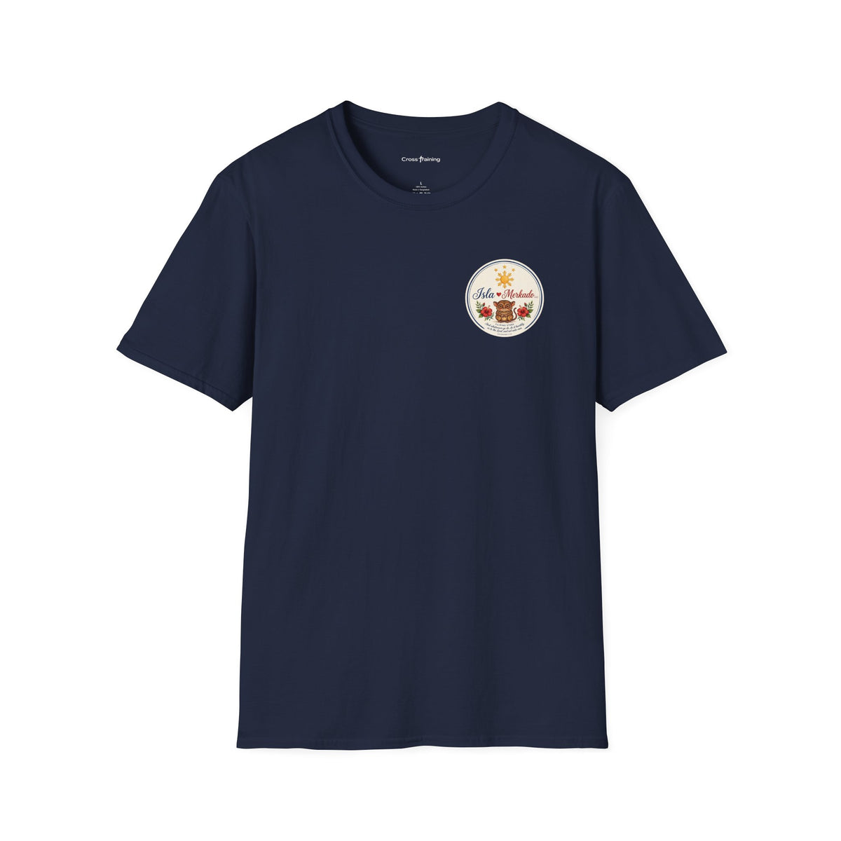 Isla Mercado Floral Tiki Graphic T-Shirt