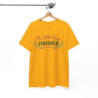 Bible Recap Finisher 2026 T-Shirt — Faith Journey Graduation Tee