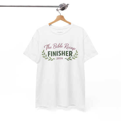 Bible Recap Finisher 2026 T-Shirt — Faith Journey Graduation Tee