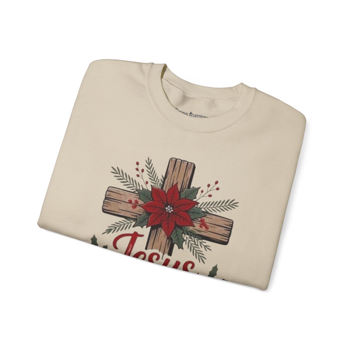 Christmas Sweatshirt — "Jesus Is the Reason for the Season" Crewneck