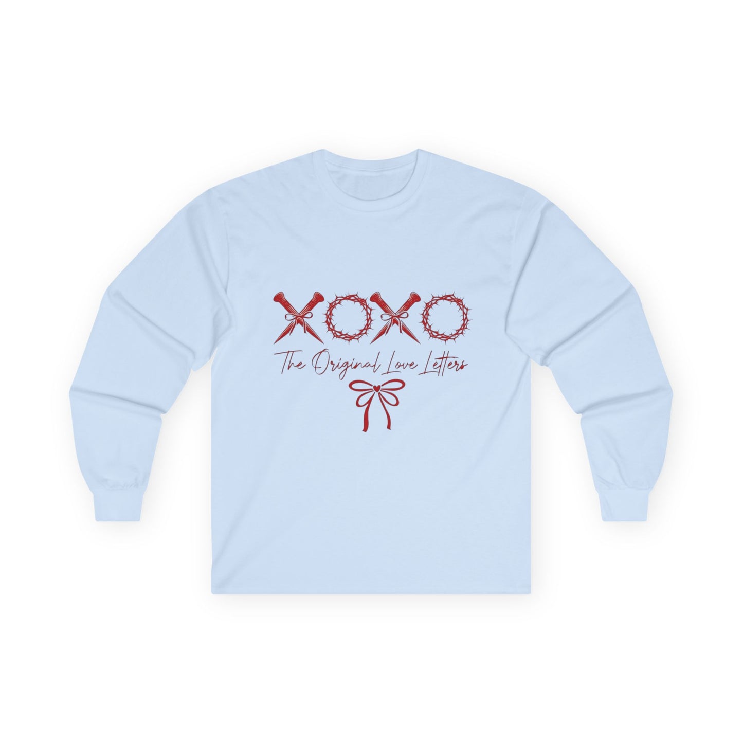 Long Sleeve Tee — XOXO 'The Original Love Letters' Valentine's Graphic Shirt