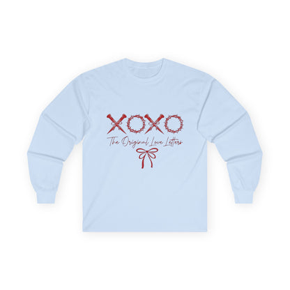 Long Sleeve Tee — XOXO 'The Original Love Letters' Valentine's Graphic Shirt
