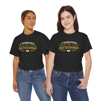 I Survived the Old Testament Tee — Funny Christian T-Shirt
