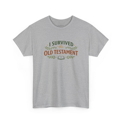 I Survived the Old Testament Tee – Funny Christian Bible Study Shirt