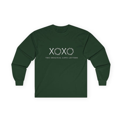 XOXO Barbed Wire Long Sleeve Tee — "The Original Love Letters" Graphic Shirt