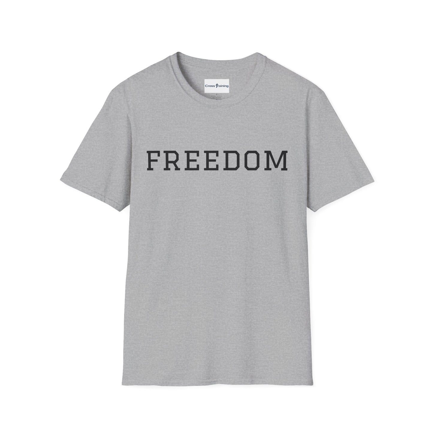 Freedom & Faith Unisex T-Shirt, Inspirational Tee, Casual Wear, Christian Apparel, Great for Everyday Use