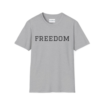 Freedom & Faith Unisex T-Shirt, Inspirational Tee, Casual Wear, Christian Apparel, Great for Everyday Use