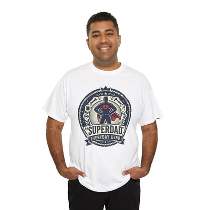 Superdad Everyday Hero T-Shirt — Father’s Day Retro Superhero Tee