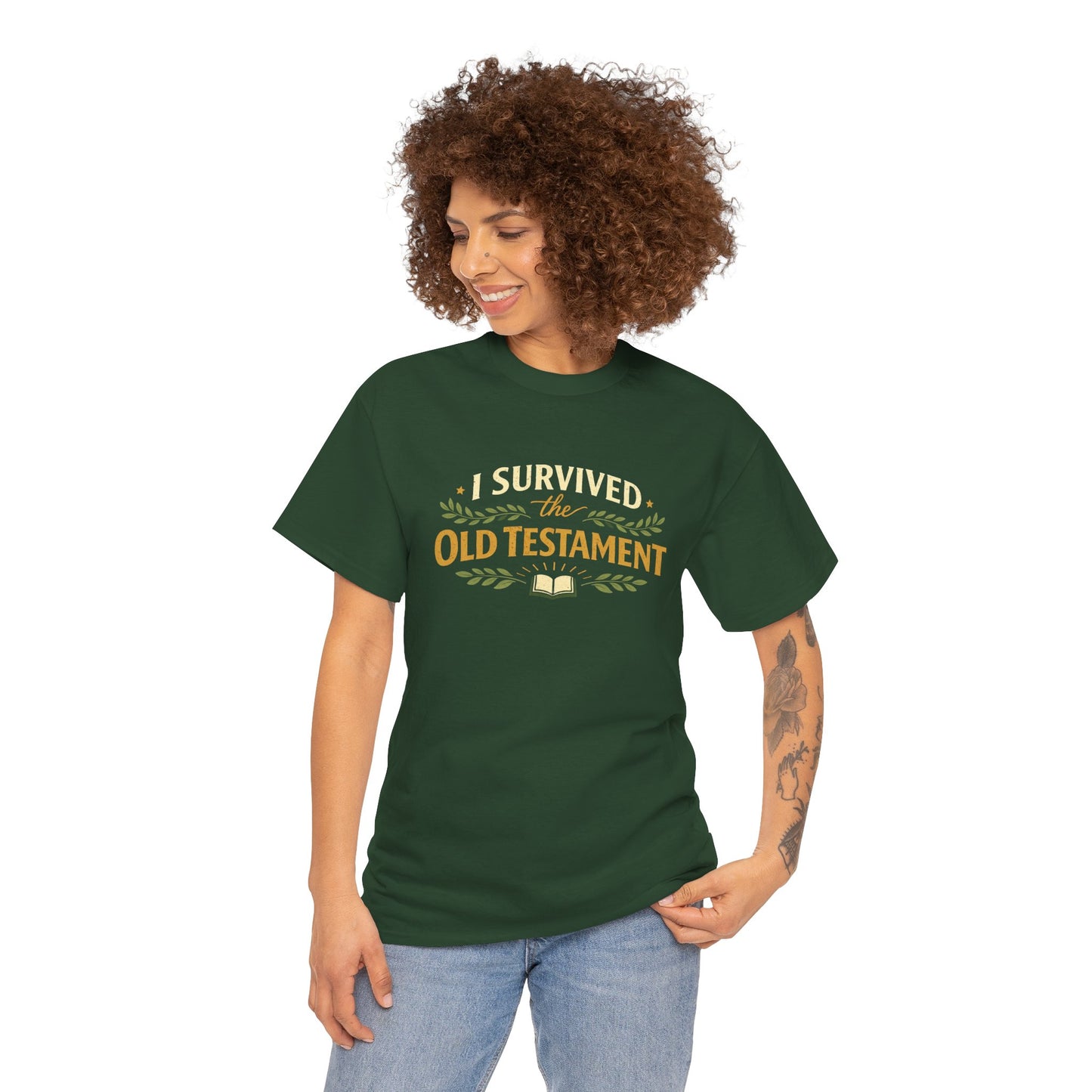 I Survived the Old Testament Tee — Funny Christian T-Shirt