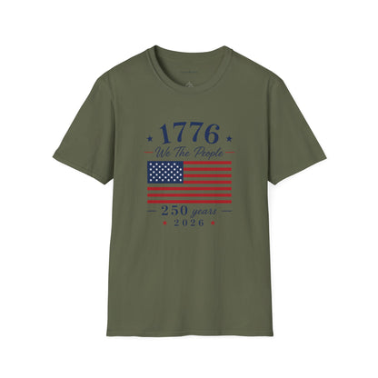 1776 We The People T-Shirt — American Flag Patriotic Tee for Independence Day