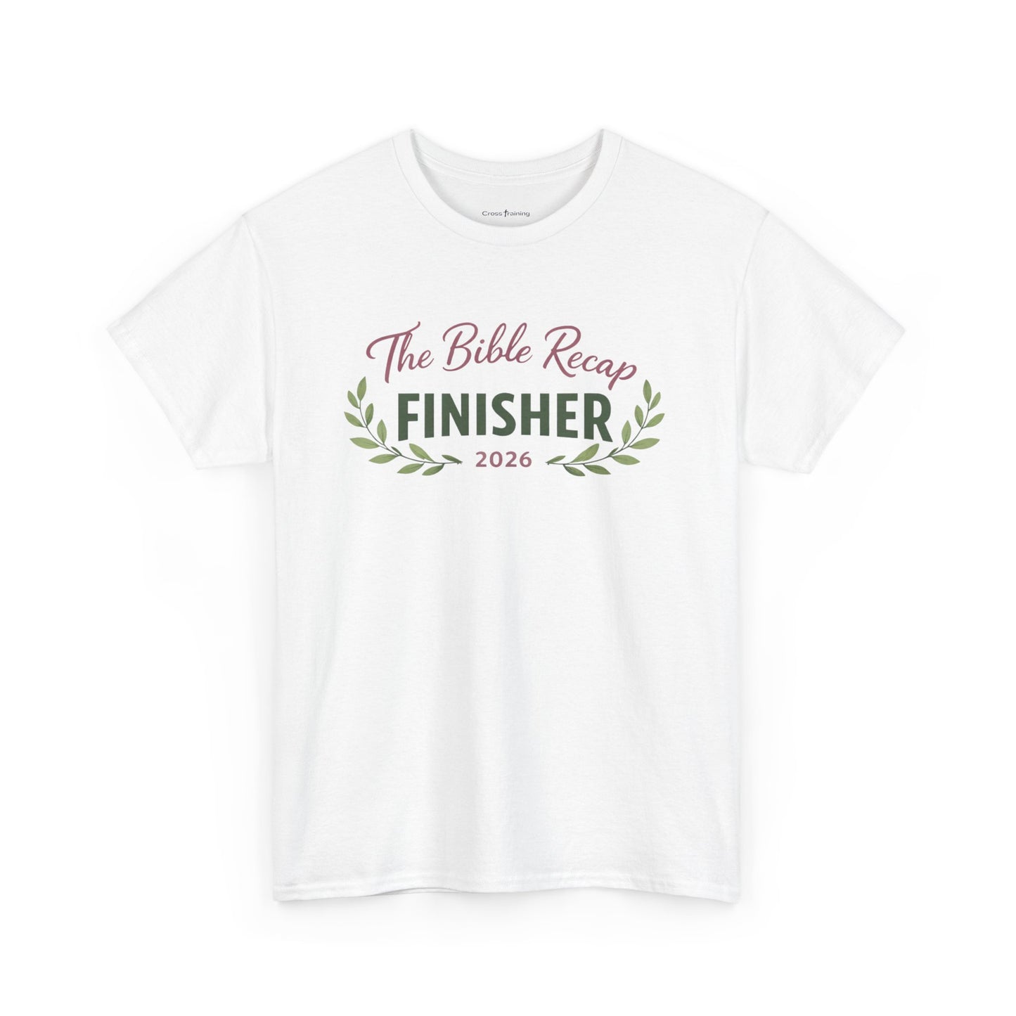 Bible Recap Finisher 2026 T-Shirt — Faith Journey Graduation Tee