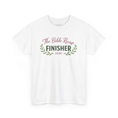 Bible Recap Finisher 2026 T-Shirt — Faith Journey Graduation Tee
