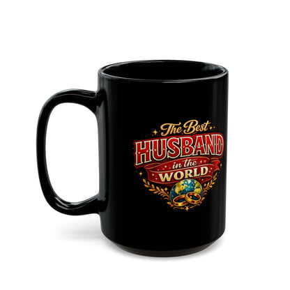 Best Husband in the World Mug — Gift Coffee Cup for Husband, Father’s Day & Anniversary