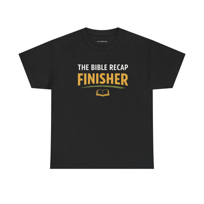 Bible Recap Finisher Tee – Christian Study Graduation Shirt