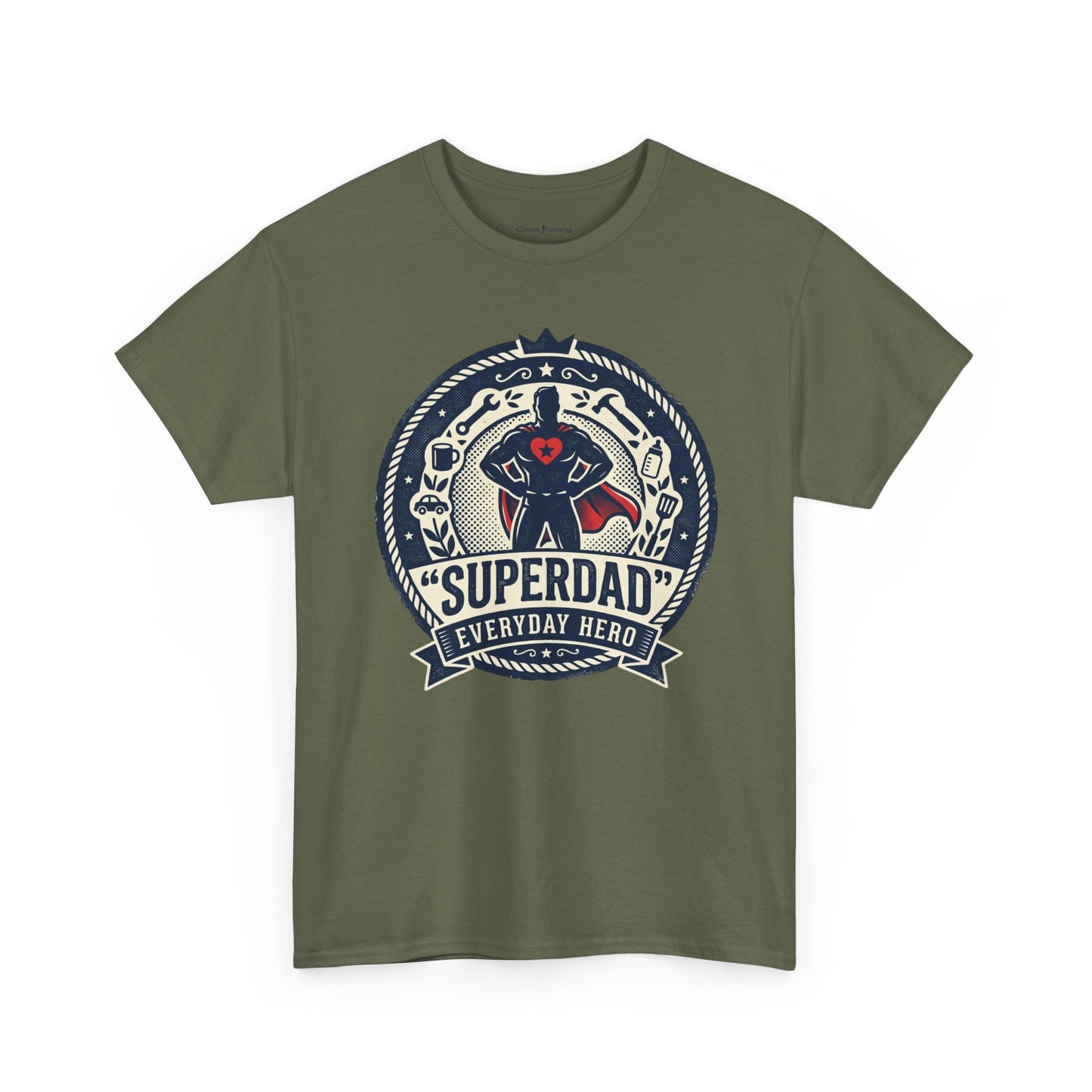 Superdad Everyday Hero T-Shirt — Father’s Day Retro Superhero Tee
