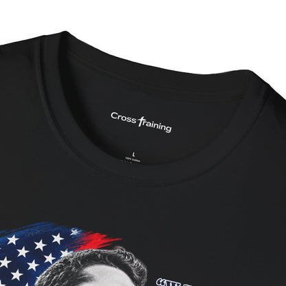 Charlie Kirk Tribute T-Shirt — "Well done, good and faithful servant" Matthew 25:21