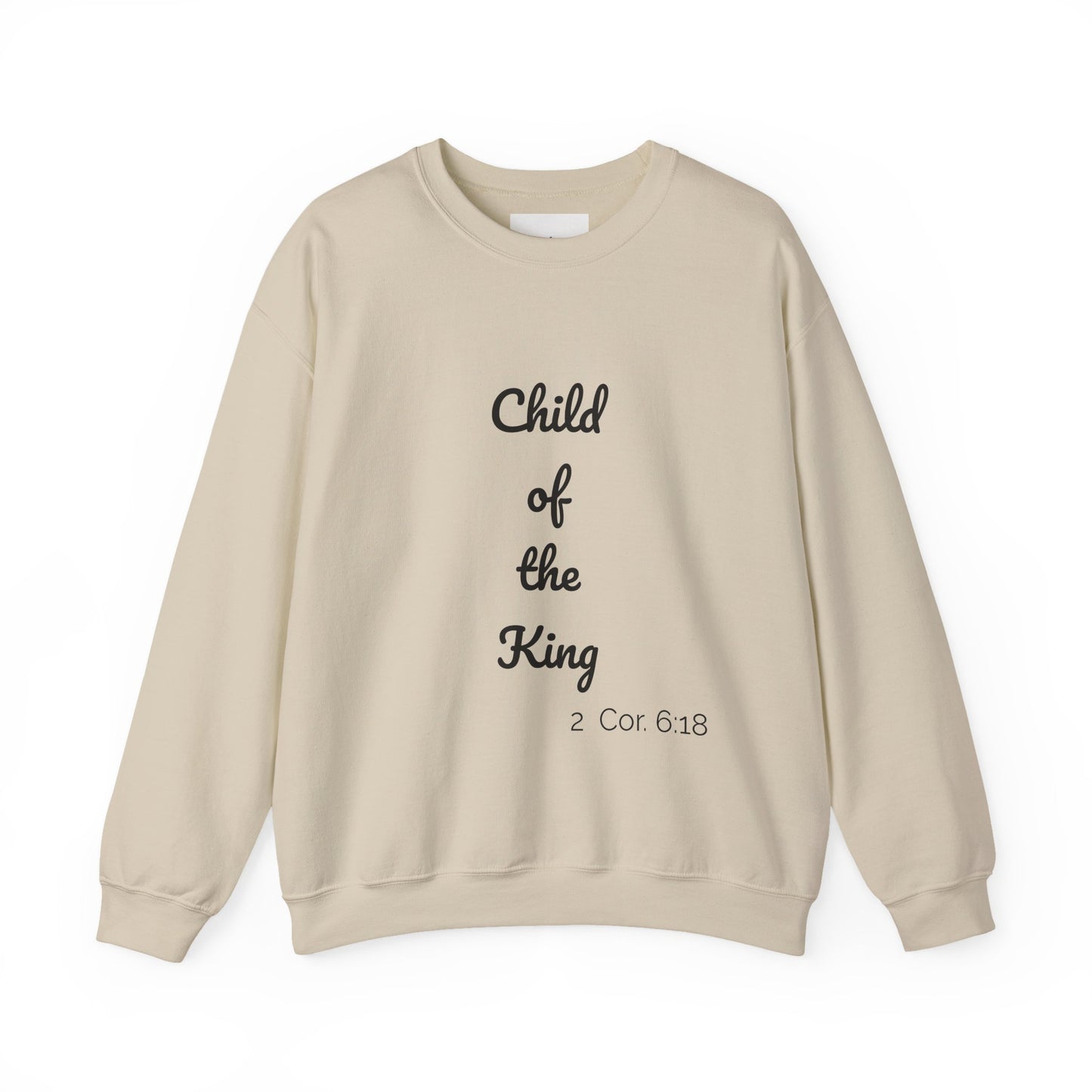 Child of the King Crewneck Sweatshirt | Inspirational Gift, Faith Apparel, Cozy Fashion, Christian Sweatshirt, Unisex Clothing