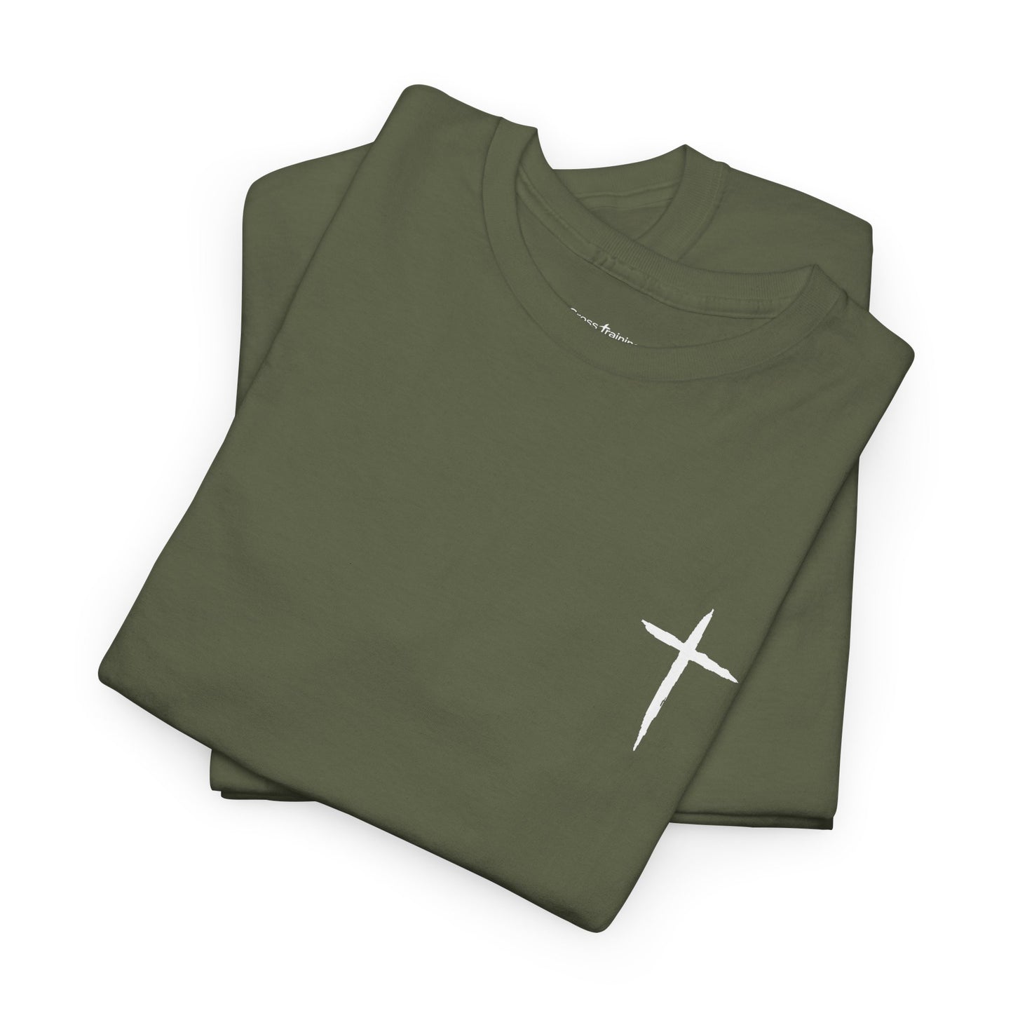 Christian Cross Tee — "May Heavenly Things Constantly Interrupt Our Earthly Things" Inspirational T‑Shirt