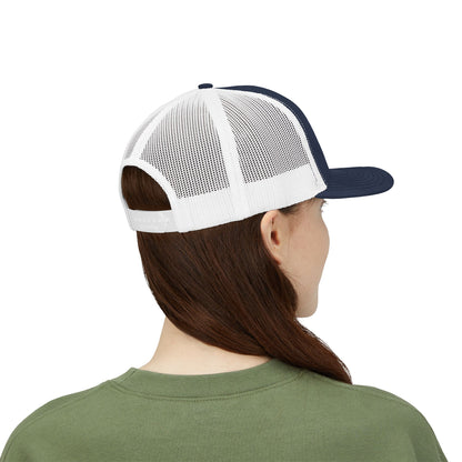 Embroidered Faith Retreat Trucker Cap — 'Faithful God' Family Ministry Snapback