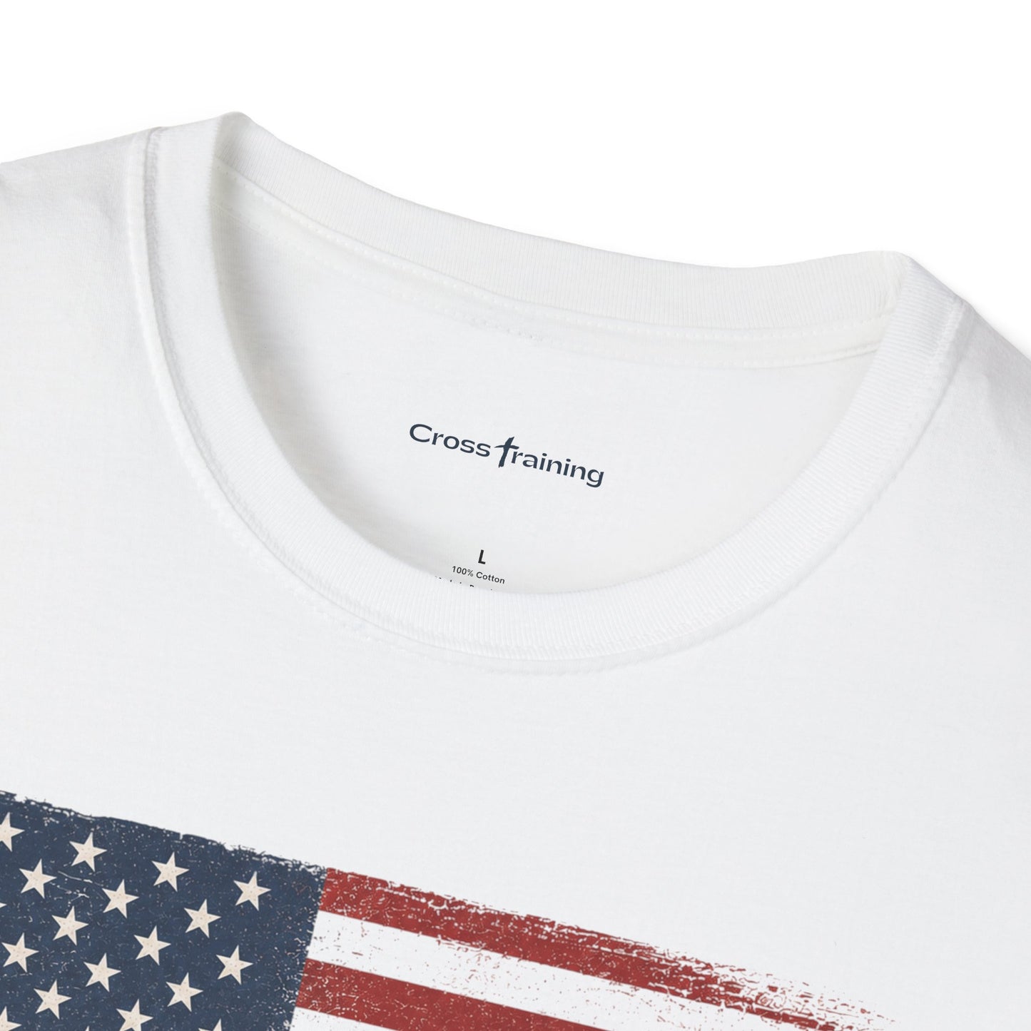250th Anniversary Flag T-Shirt — "Blessed Is The Nation" Patriotic Tee