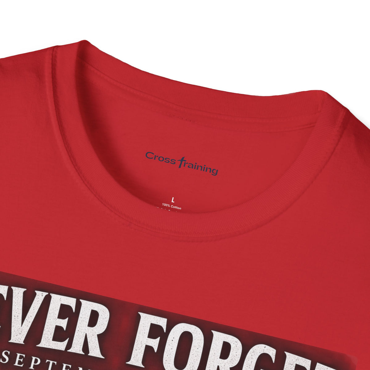 Never Forget 9/11 Memorial T-Shirt — American Flag & Eagle Tribute