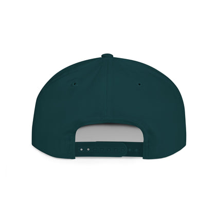 Flat Bill Snapback Hat — "The joy of the Lord is my strength" (Nehemiah 8:10)