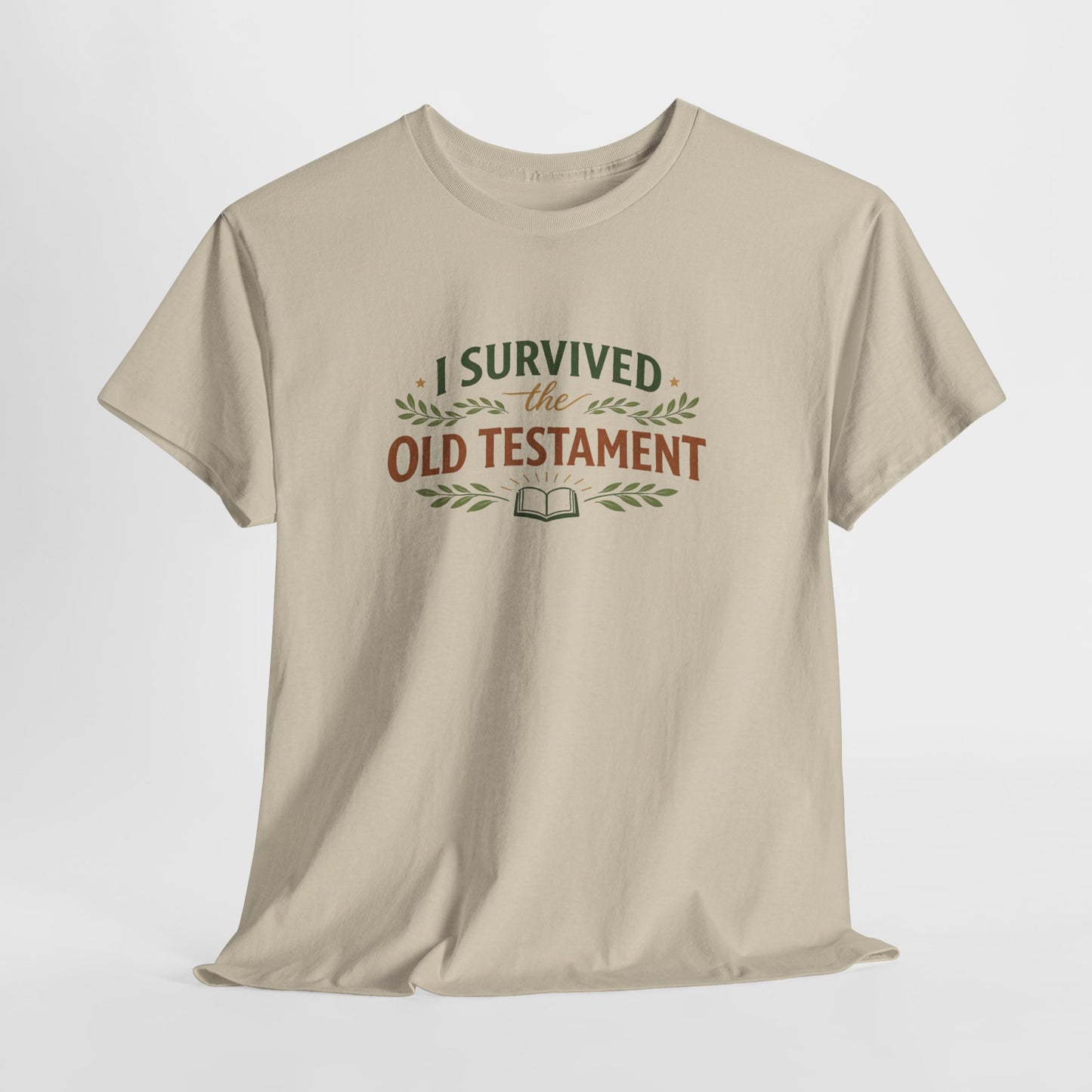 I Survived the Old Testament Tee – Funny Christian Bible Study Shirt