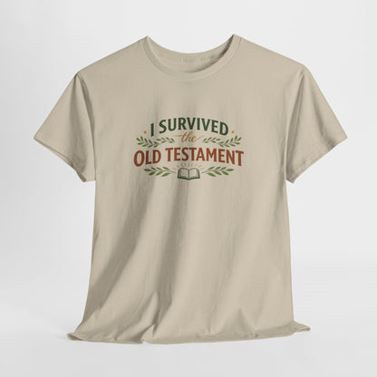 I Survived the Old Testament Tee – Funny Christian Bible Study Shirt