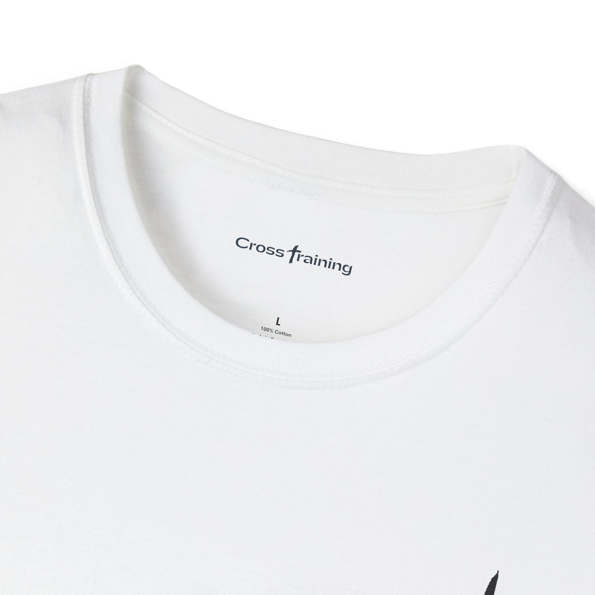 Minimal Cross T-Shirt – Small Chest Christian Cross Tee