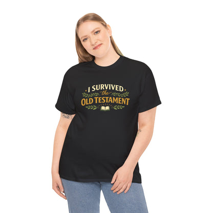 I Survived the Old Testament Tee — Funny Christian T-Shirt