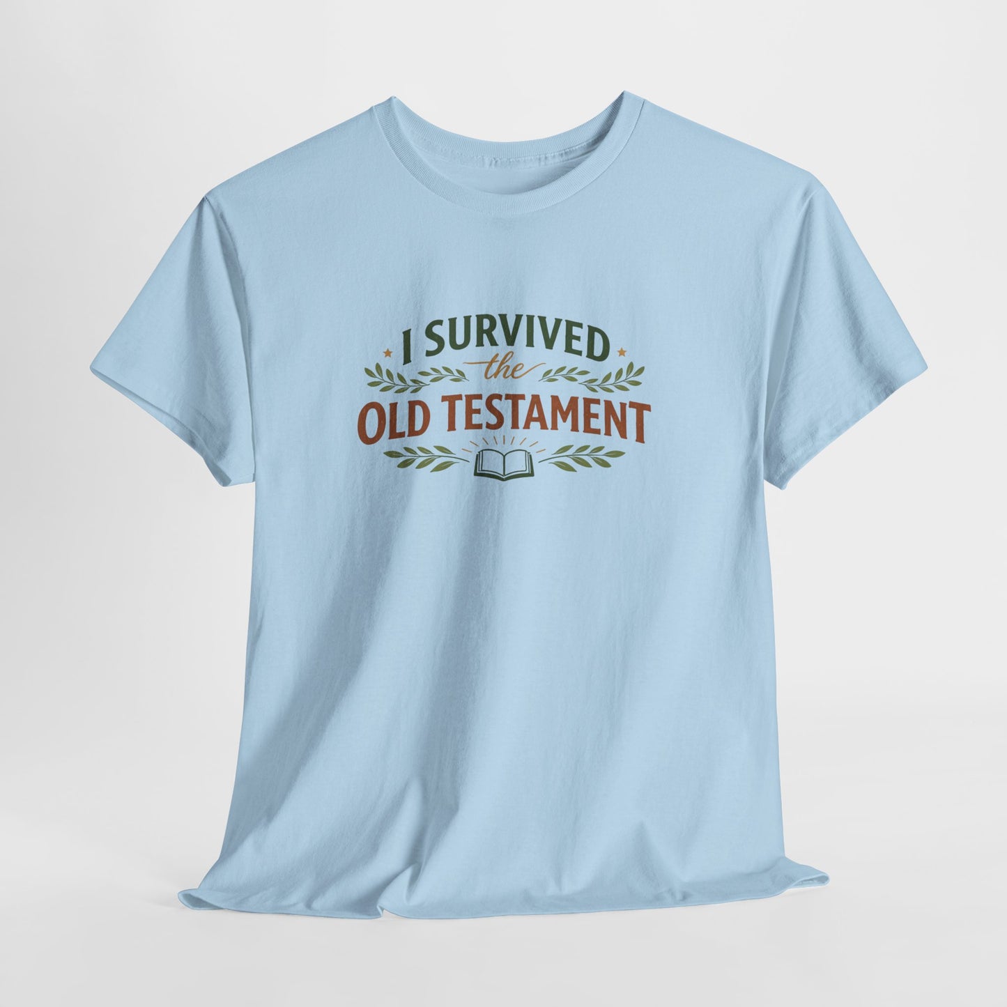 I Survived the Old Testament Tee – Funny Christian Bible Study Shirt