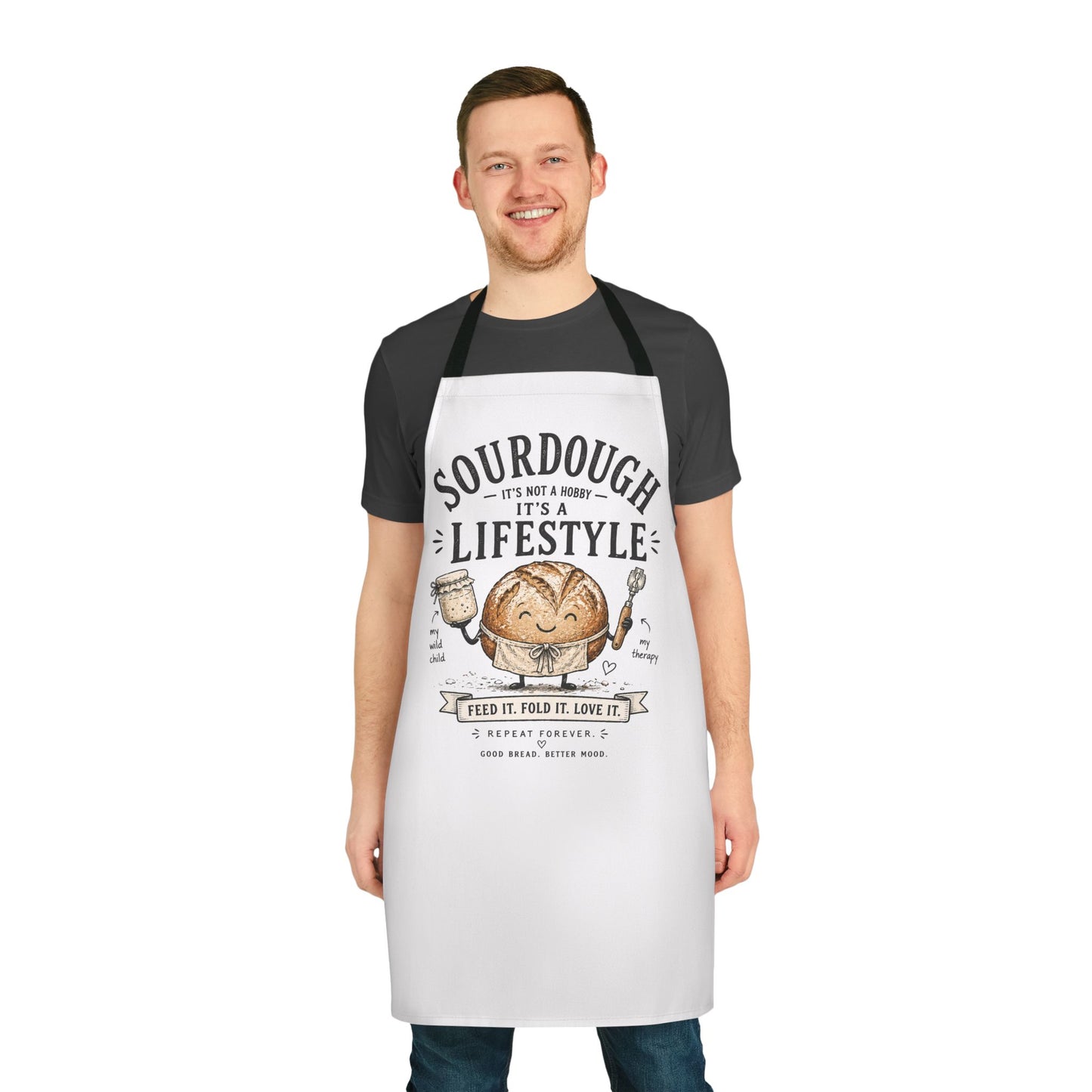Sourdough Apron — "Sourdough: It's Not a Hobby, It's a Lifestyle" Baker's Apron