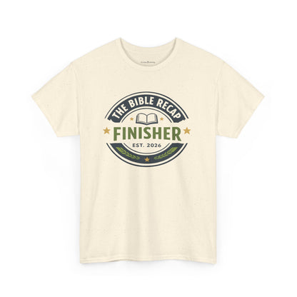 Bible Recap Finisher T‑Shirt — “Finisher” Faith Journey Tee