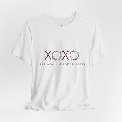XOXO Floral Tee — "The Original Love Letters" Valentine's Graphic T-Shirt