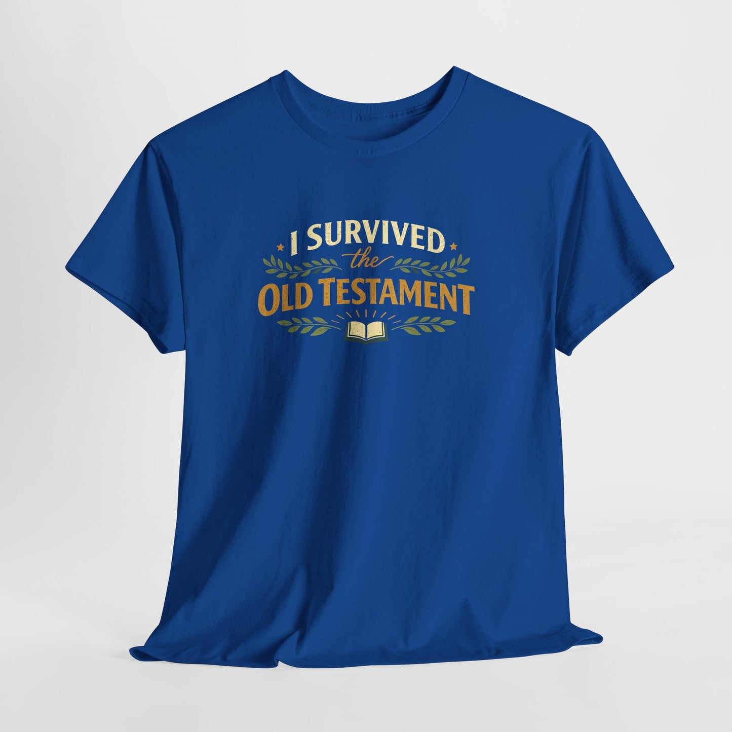 I Survived the Old Testament Tee — Funny Christian T-Shirt
