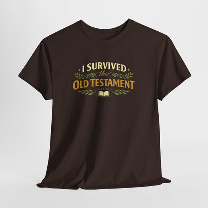 I Survived the Old Testament Tee — Funny Christian T-Shirt