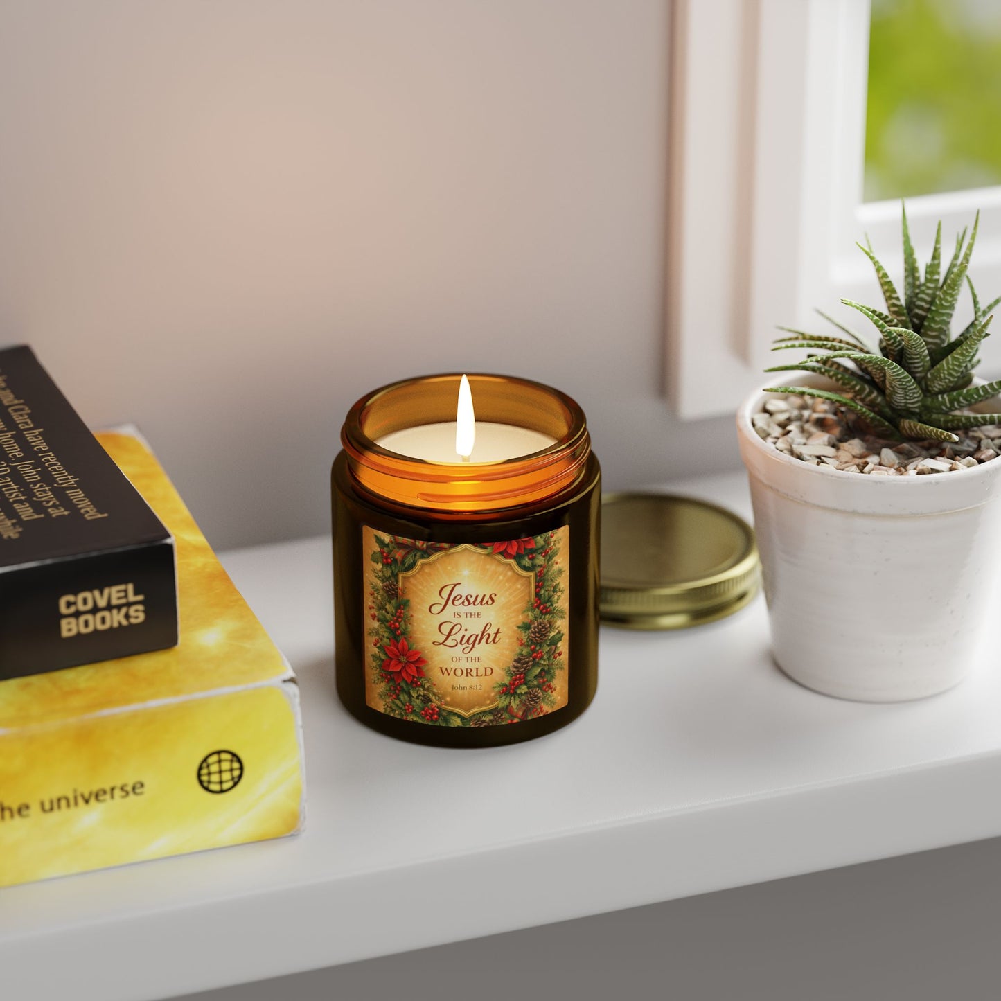 Scented Candles, Coconut Apricot Wax (4oz)
