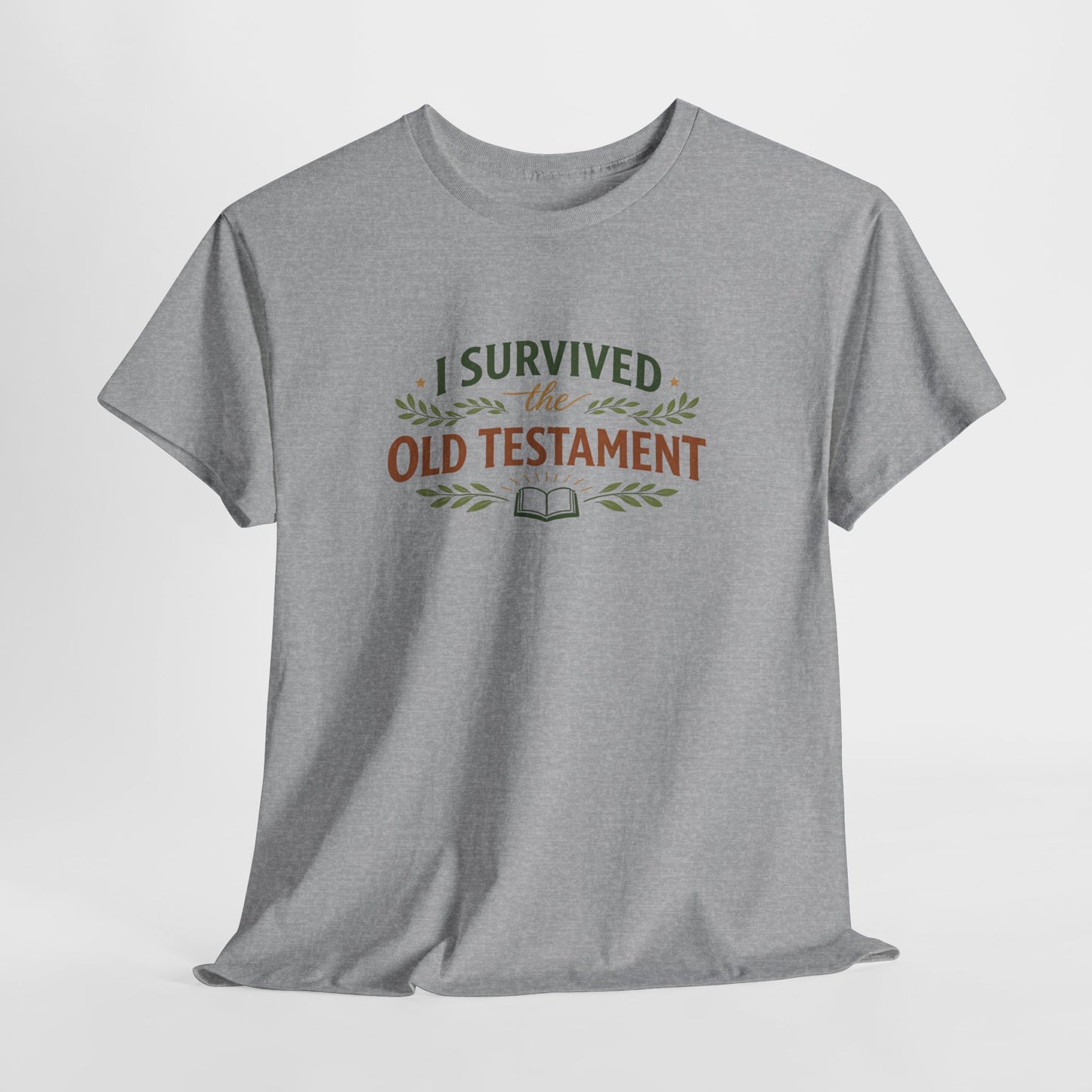 I Survived the Old Testament Tee – Funny Christian Bible Study Shirt